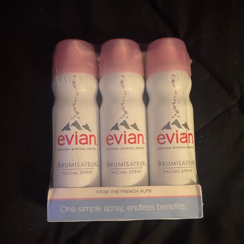evian Facial Spray Trio - Pink & White 1.7oz